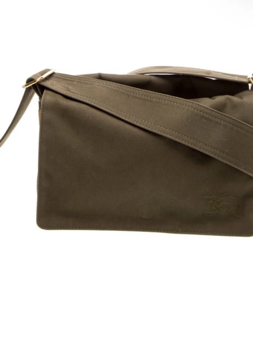 Burberry Canvas Trench Crossbody Bag in Olive